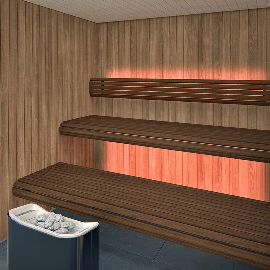 Сауна Tylo New Vision 250, установка в левый угол (рис.2)