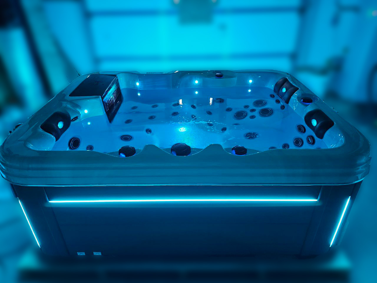 Гидромассажный Спа-Бассейн Jazzi Pool Miami 335C Wi-Fi (рис.10) Гидромассажный Спа-Бассейн Jazzi Pool Miami 335C Wi-Fi (рис.10)